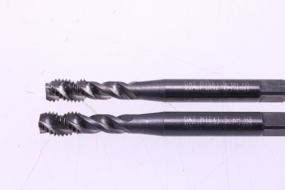 Usado Lote Machos de Roscar M10 x 1,50 + M12 x 1,75 - 10 Unidades