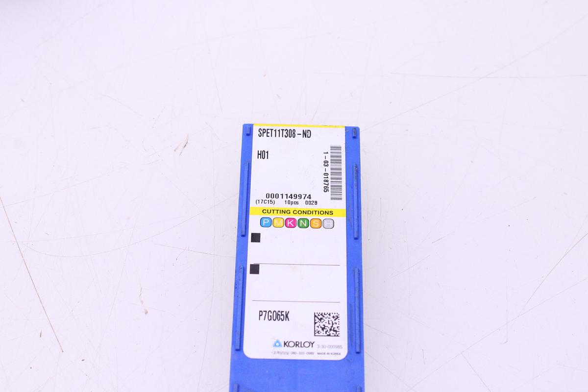 Usado Plaquitas de Widia Korloy SPET11T308