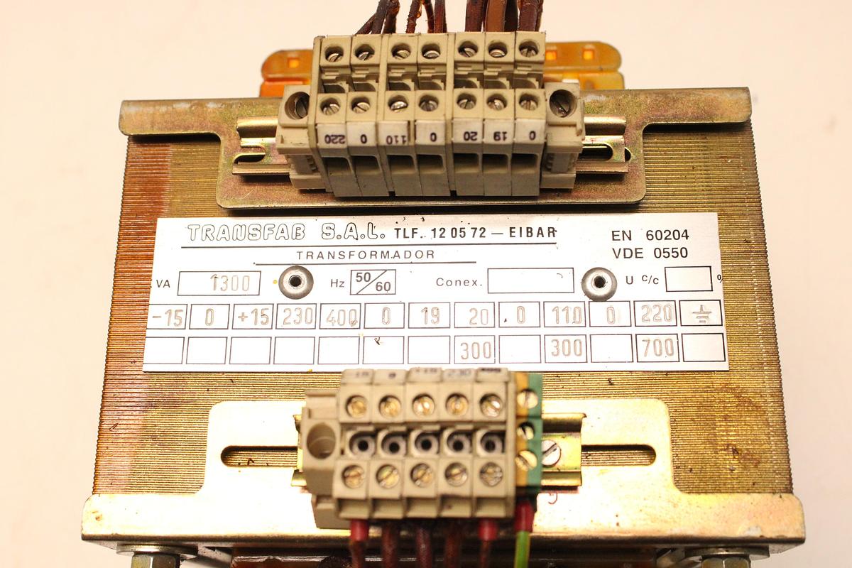 Usado Transformador TRANSFAB 1300VA