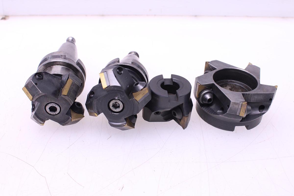 Usado Fresas Cono ISO40 SECO 220.47-0050 / R220.17-0063-22 + Widias TPKN / TPKR2204PDTR