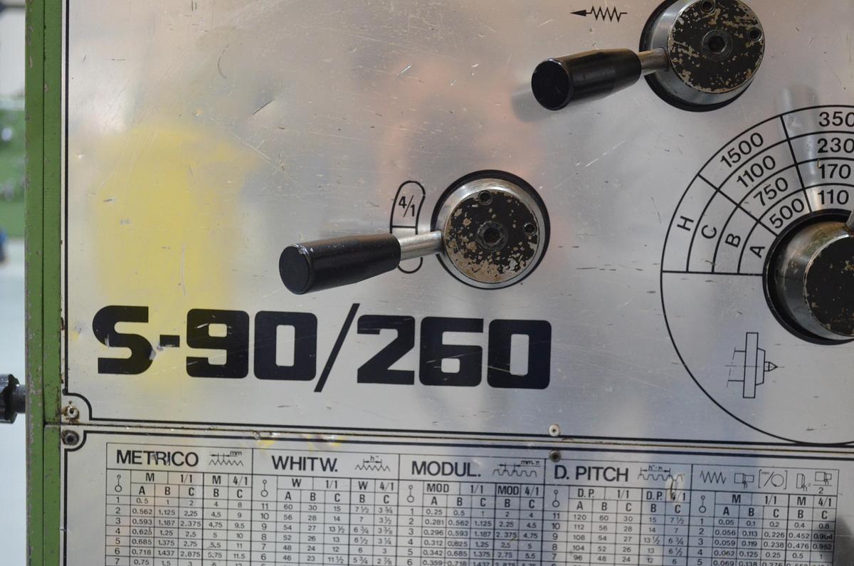 Usado Torno Pinacho S 90-260 1.150mm e.p