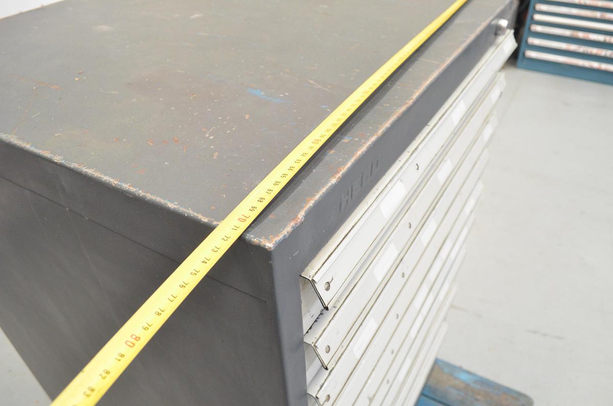 Usado Armario con cajones metalico Heco 710x700x1050(h)mm