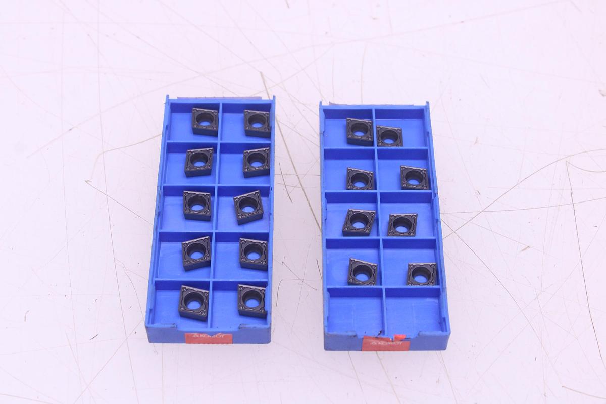 Usado Plaquitas de Widia Korloy CCMT09T304