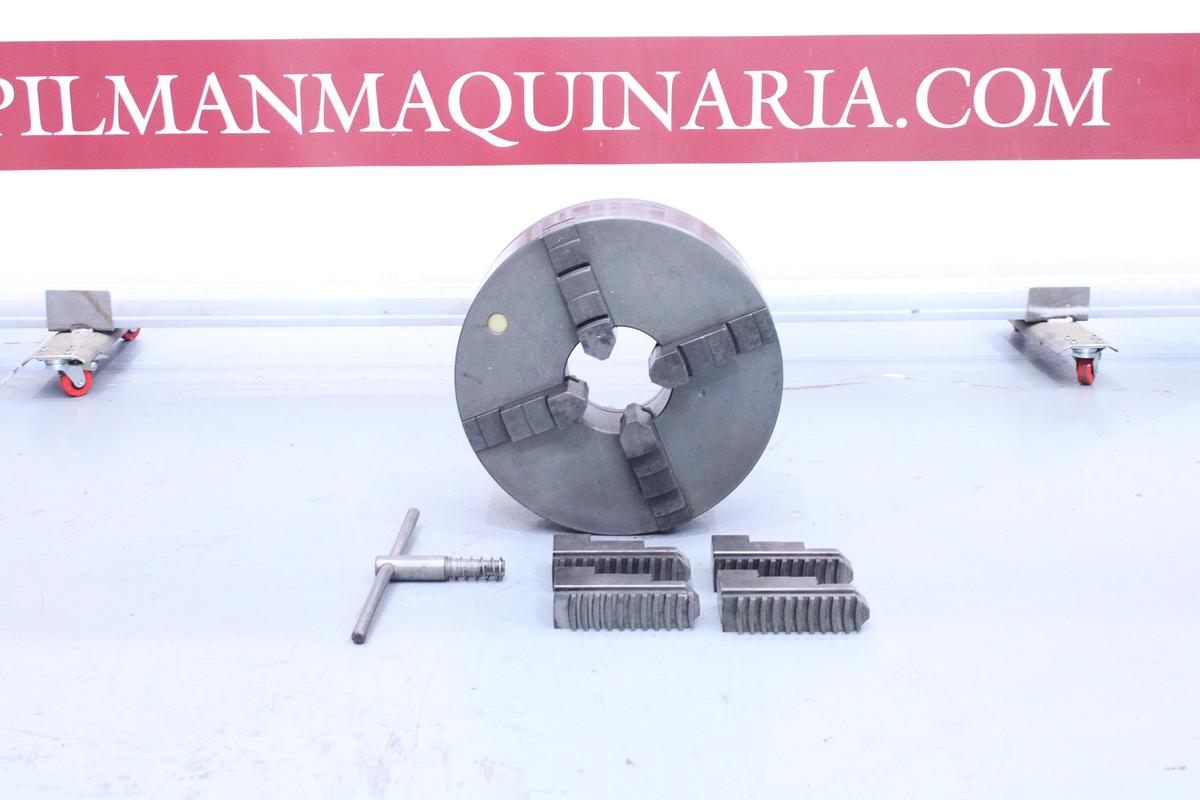 Usado Plato para Torno 4 Garras 310 mm