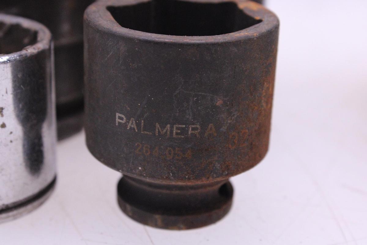 Usado Lote Llaves de Vaso 80mm a 22mm - 35 Unidades