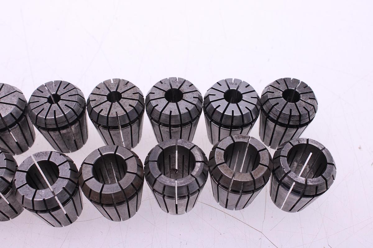 Usado Juego Pinzas Resorte ER32 "19 pcs" + Cono ISO 40 ASTRA