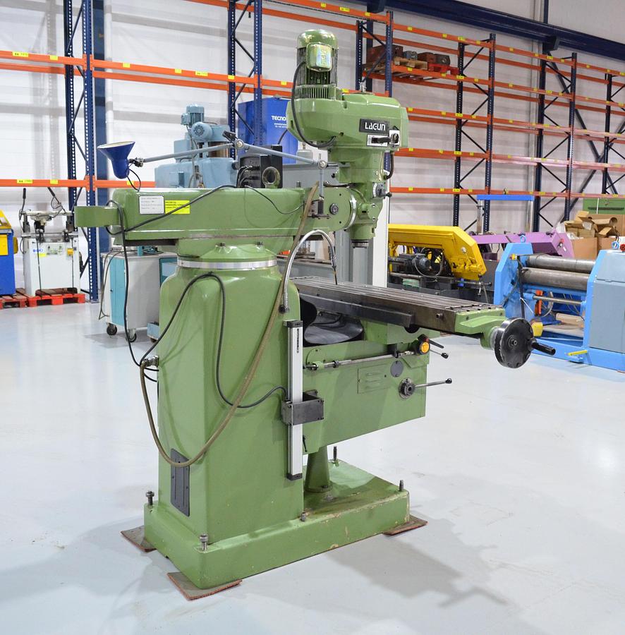 Usado Fresadora torreta Lagun FTV-4 visualizador Fagor X Y Z