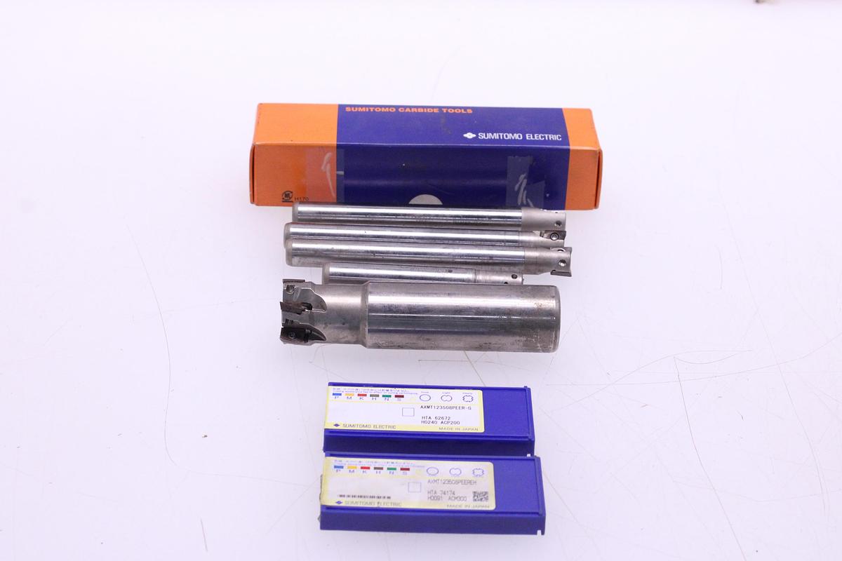 Usado Fresas + Plaquitas de Widia AXMT123508