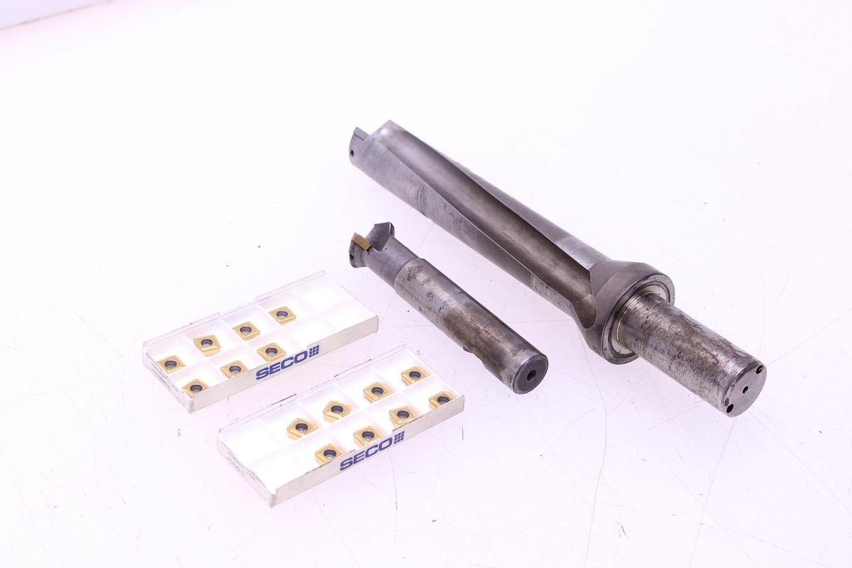 Usado Broca Portaplaquitas SECO SD505.30-150-32R7 + Widias SPGX0903 / SPMX0903