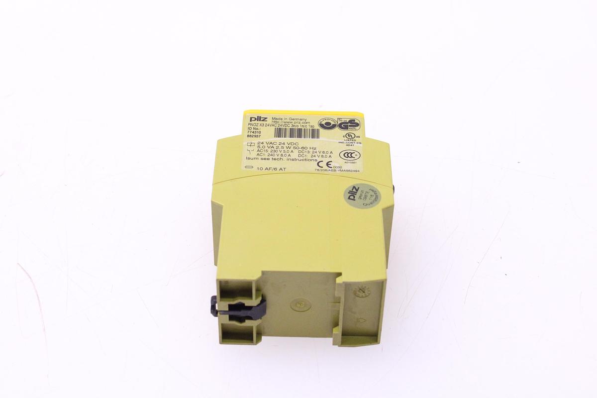 Usado Relé de Seguridad Pilz PNOZ X3 24VAC24VDC 3n/o 1n/c 1so