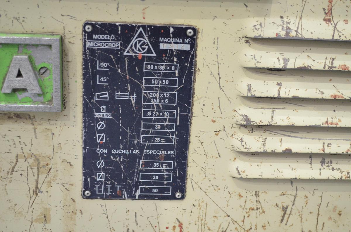 Usado Punzonadora hidráulica GEKA Microcrop 36 - 1318