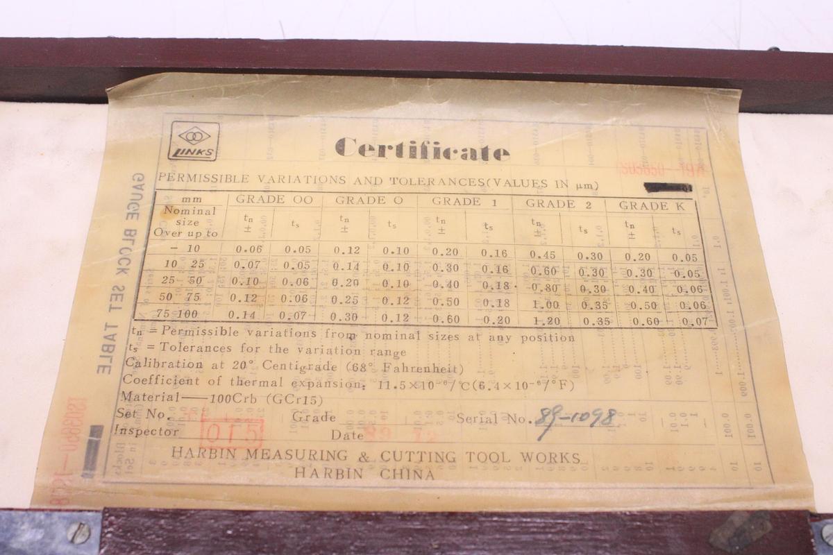 Usado Juego de 47 bloques patrón de acero