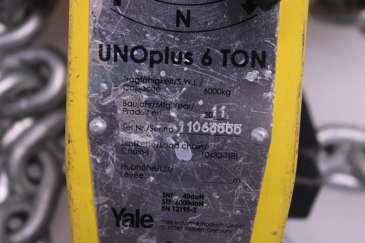 Usado Polipasto manual de palanca YALE UNO PLUS A 6.000 Kg