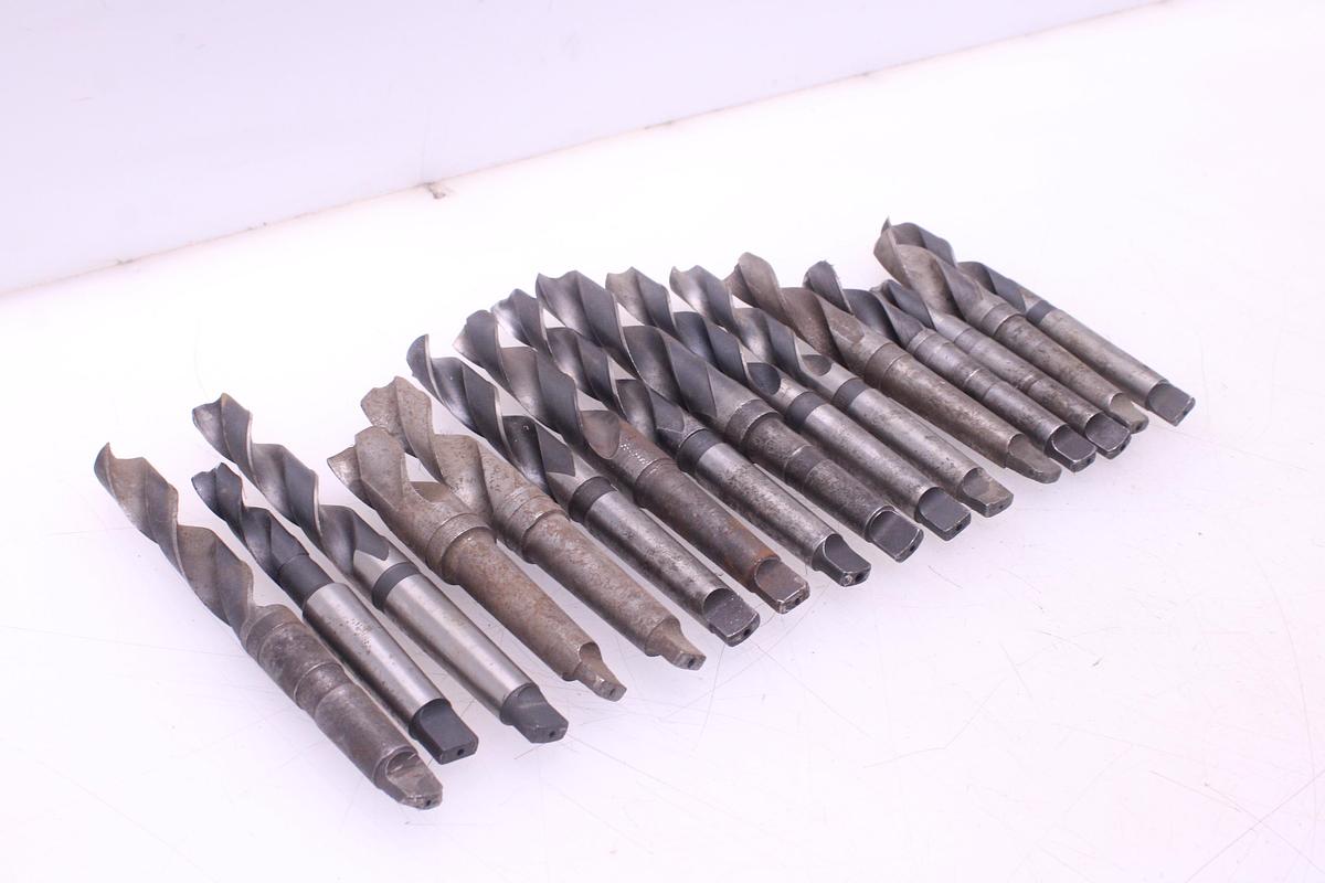 Usado 16 Brocas Taladro Mango Cónico Morse MT3
