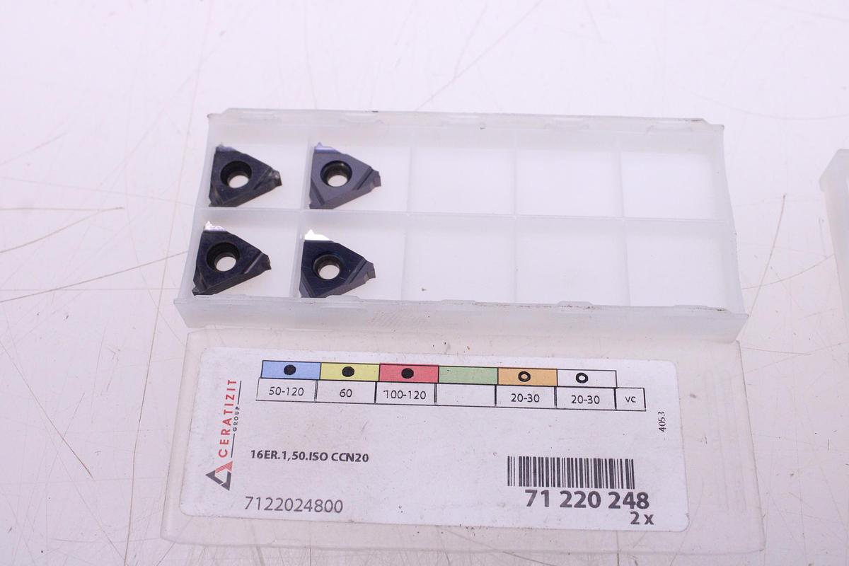 Usado Plaquitas de Widia Ceratizit 16 ER ISO CCN20