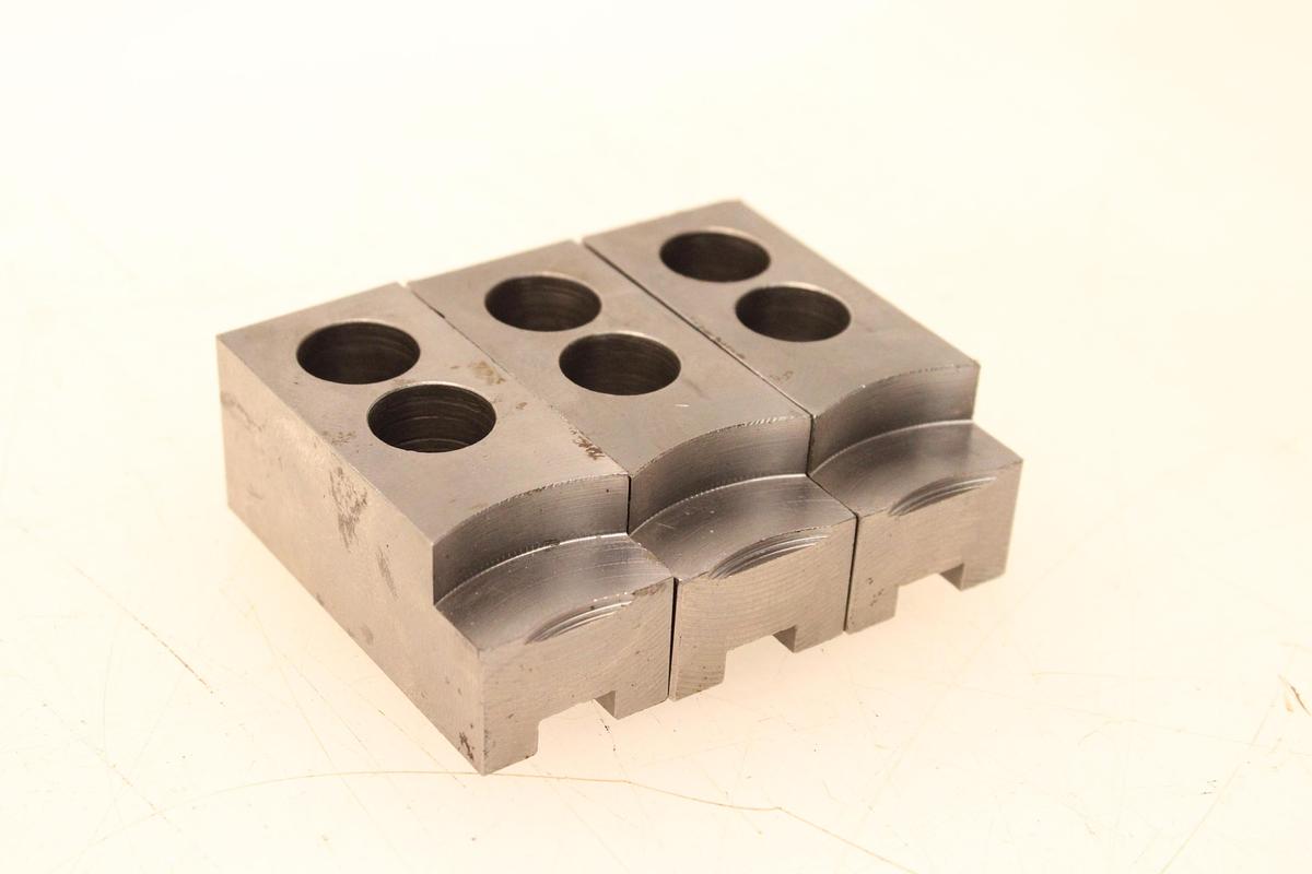 Usado Lote de Juegos de 3 Garras Para Torno