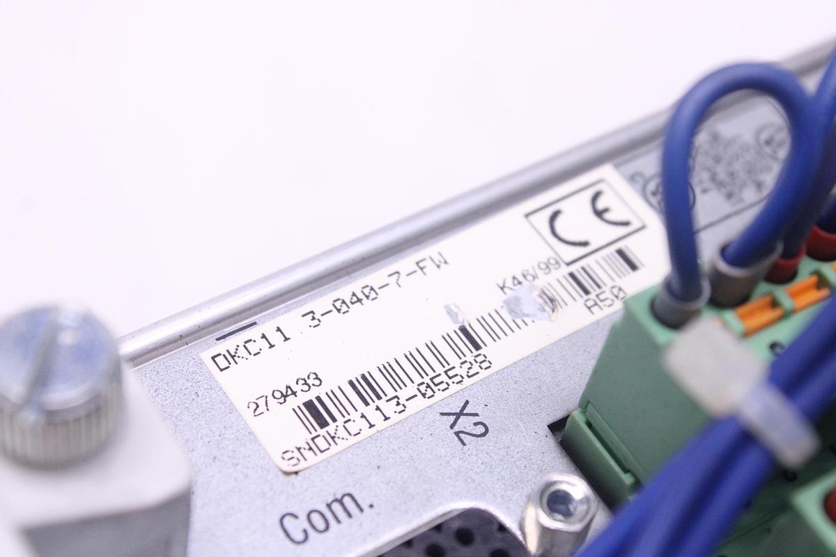 Usado Modulo Variador Frecuencia Rexroth Indramat DKC11 3-040-7-FW