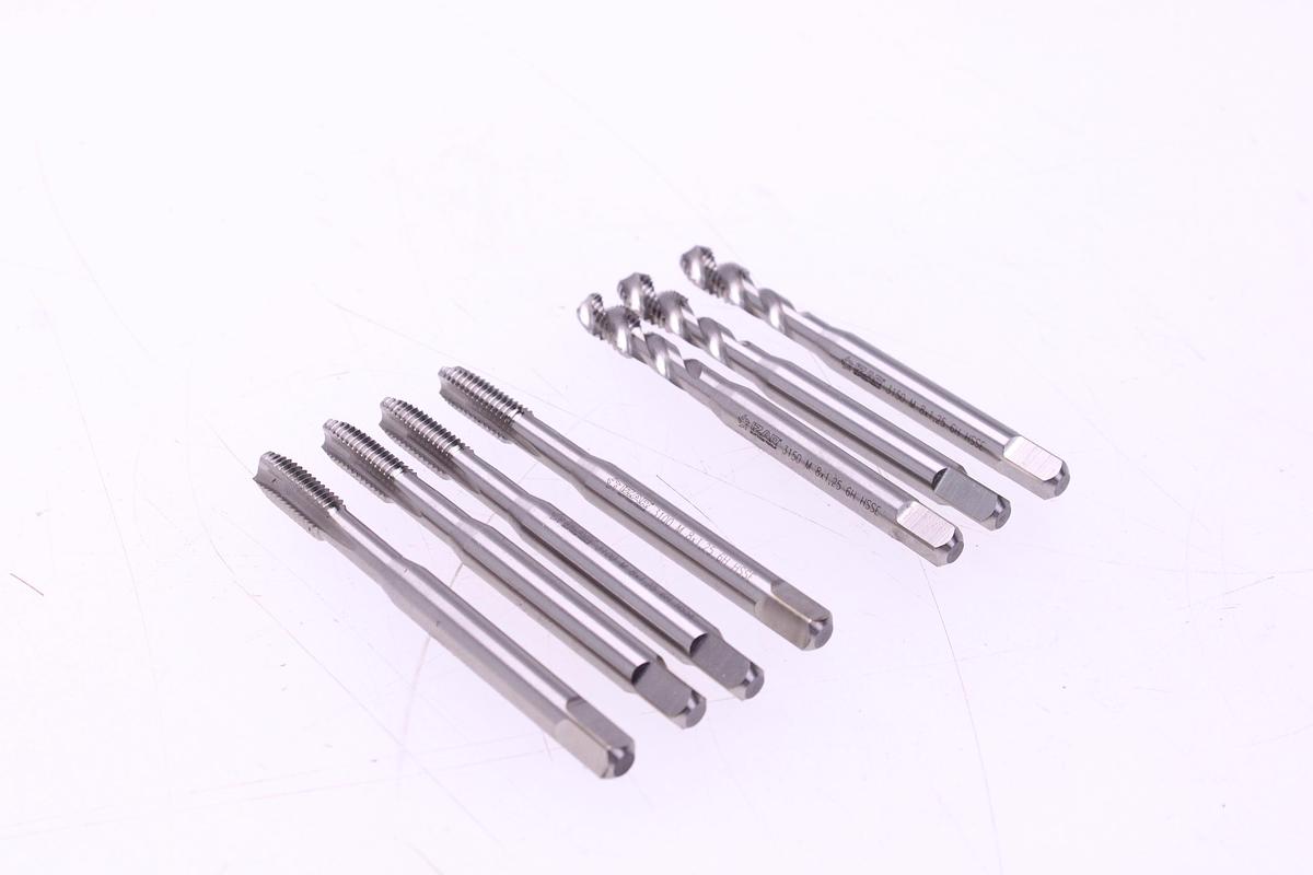 Usado Lote Machos de Roscar Izar DIN 371 M8 x 1,25 - 7 Unidades