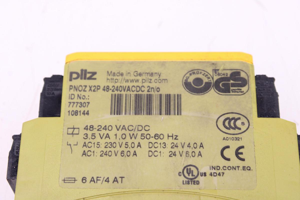 Usado Relé de Seguridad PNOZ X2P 48-240VACDC 2n/o