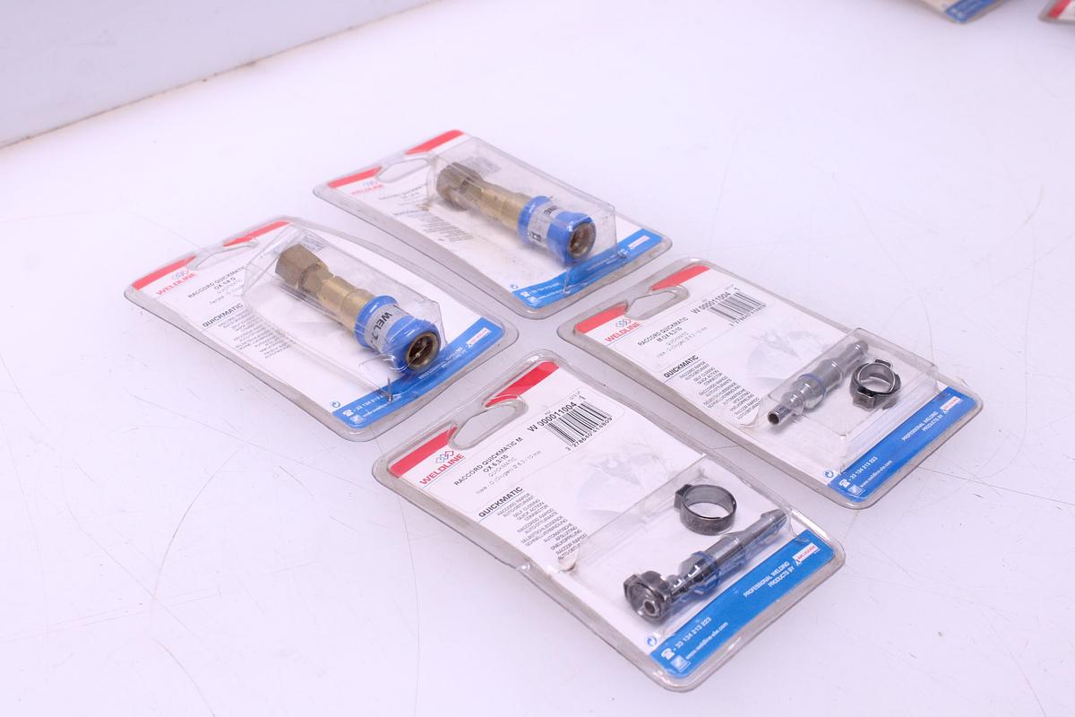 Usado Lote Racores Rápidos QUICKMATIC II Weldline Oxígeno M 6,3/10