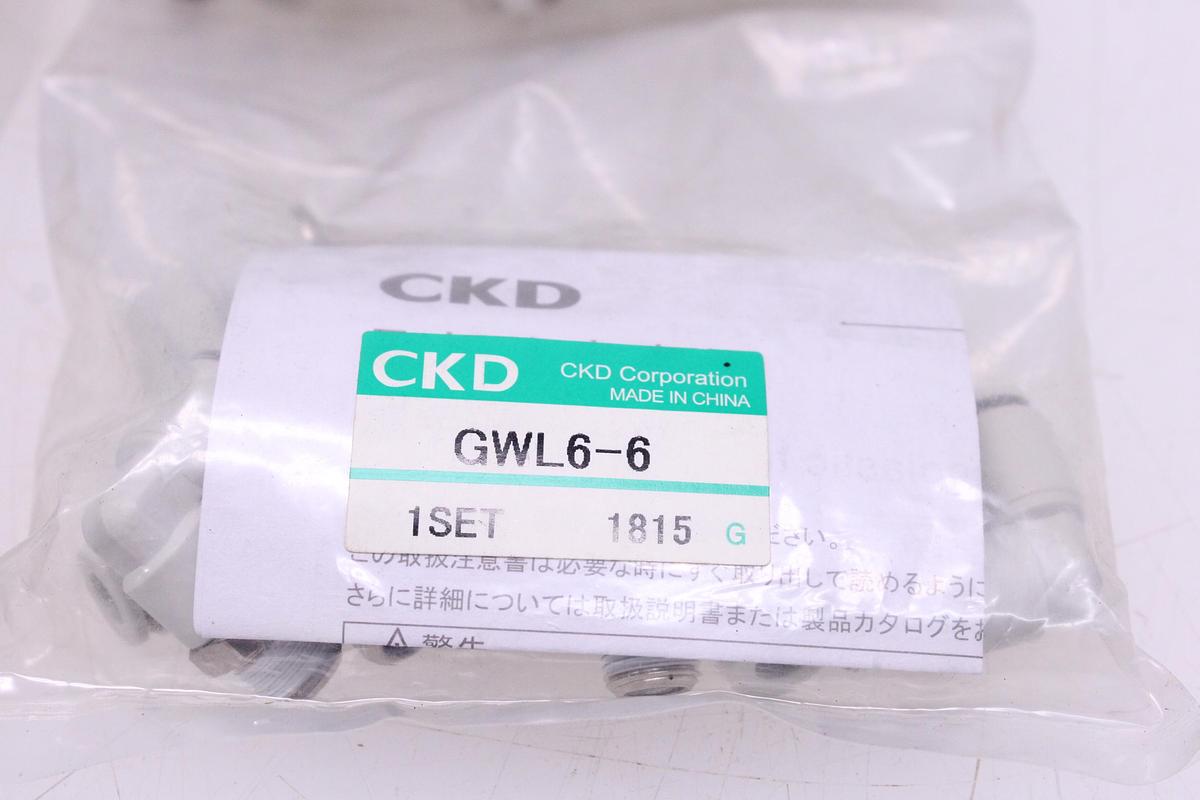 Usado Racores Conexión rápida Codo M6 + Rosca 1/8" - 40 Unidades CKD GWL6-6