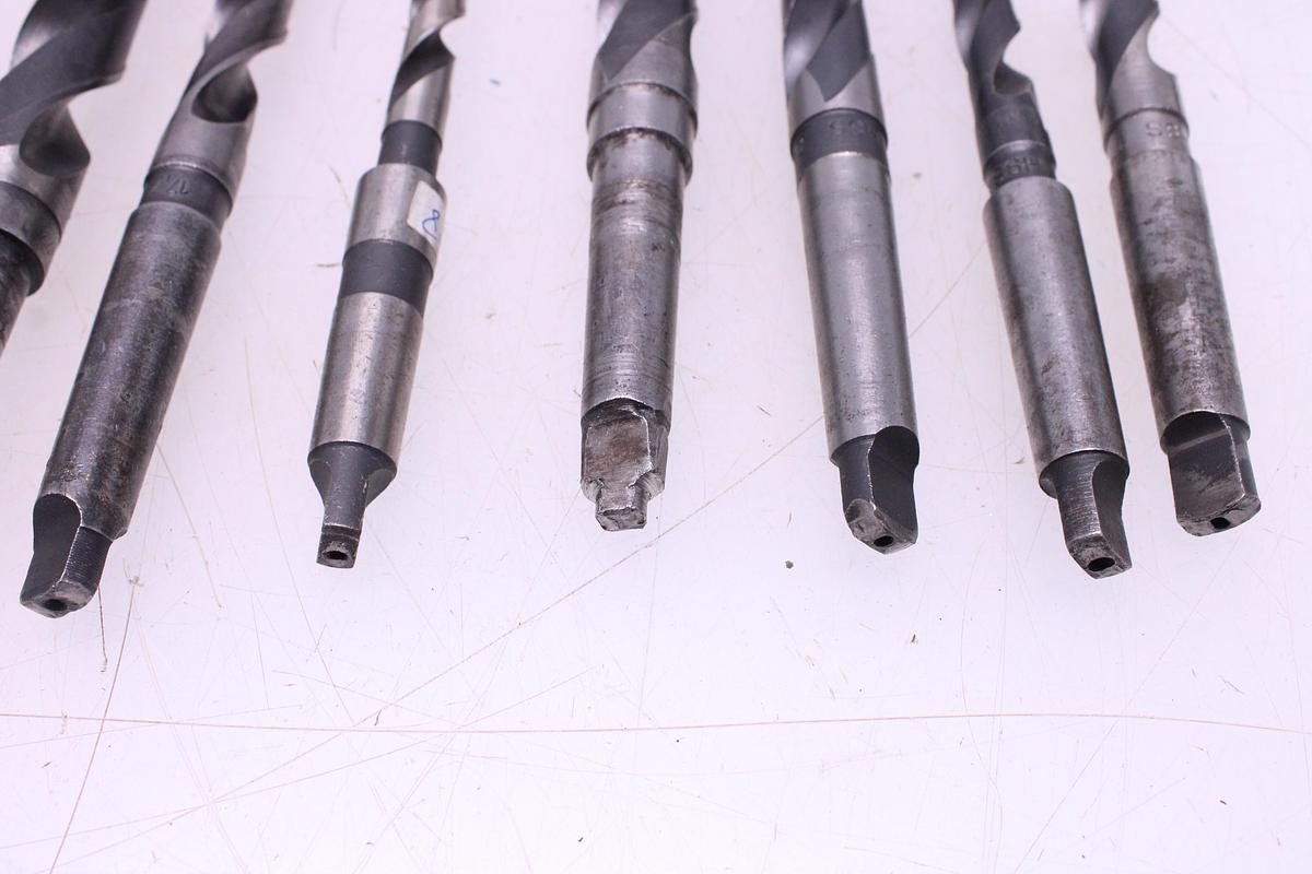 Usado Lote Brocas Taladro 15-23 mm Mango Cónico MT2 - 16 Unidades