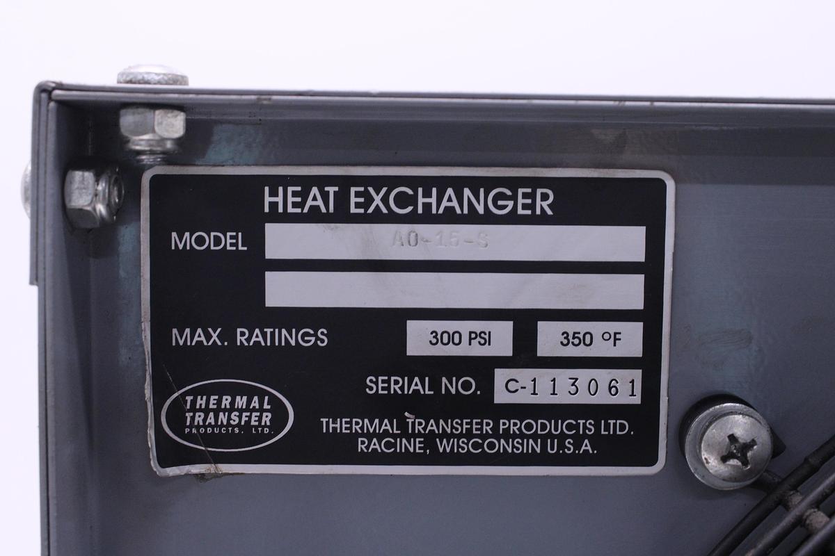 Usado Intercambiador Calor Thermal Transfer Aire/Aceite A0-15-S