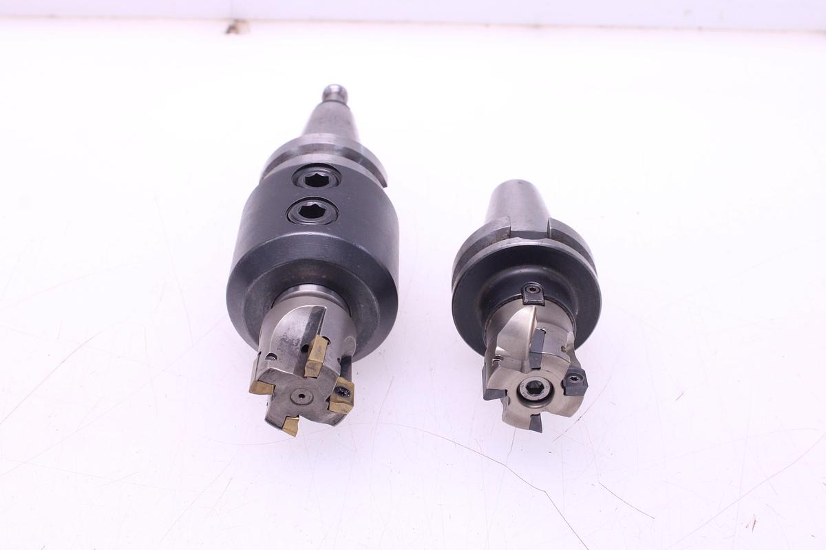 Usado Fresas Cono ISO40 NIKOTOOLS NT-AP16 D040-F16-Z4 / LAMINA LT730W-WD40 + Widias APMT160408ER