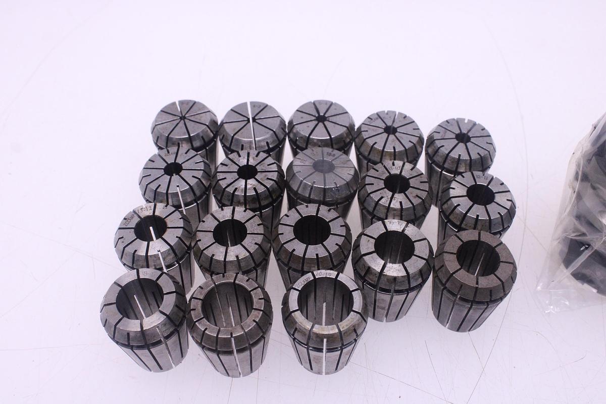 Usado Juego Completo pinzas de resorte ER32 + Cono Iso40 ASTRA