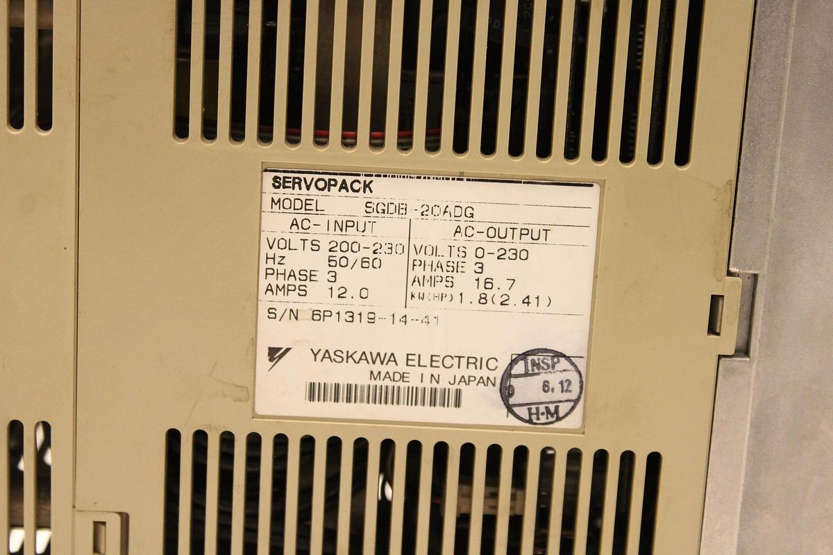 Usado Servodriver YASKAWA SGDB-20ADG