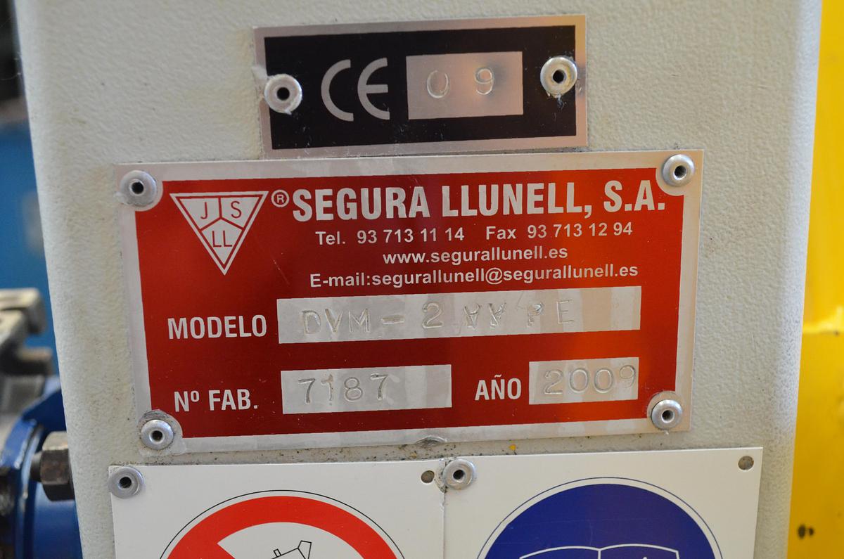 Usado Devanadora de fleje Segura Llunell DVM-2 VV PE