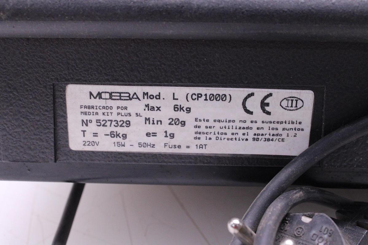 Usado Bascula Digital MOBBA L CP1000