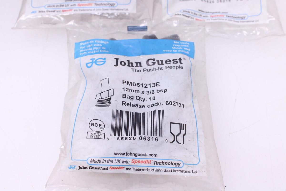 Usado Racores John Guest PM051213E 12mm - 30 Unidades