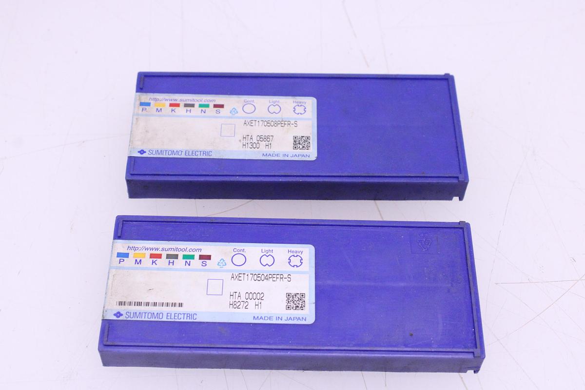 Usado Fresas Con Cono ISO 40 + Plaquitas de Widia AXET / AXMT170508