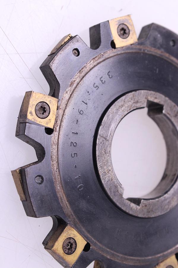 Usado Discos Fresado SECO 335.19-125-10 + Widias 335.19-1205-M08