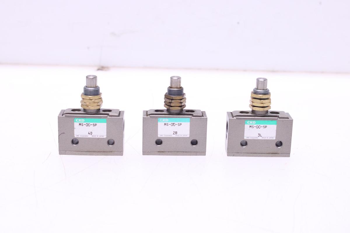 Usado Válvula Mecánica CKD MS-00-SP - 3 Unidades