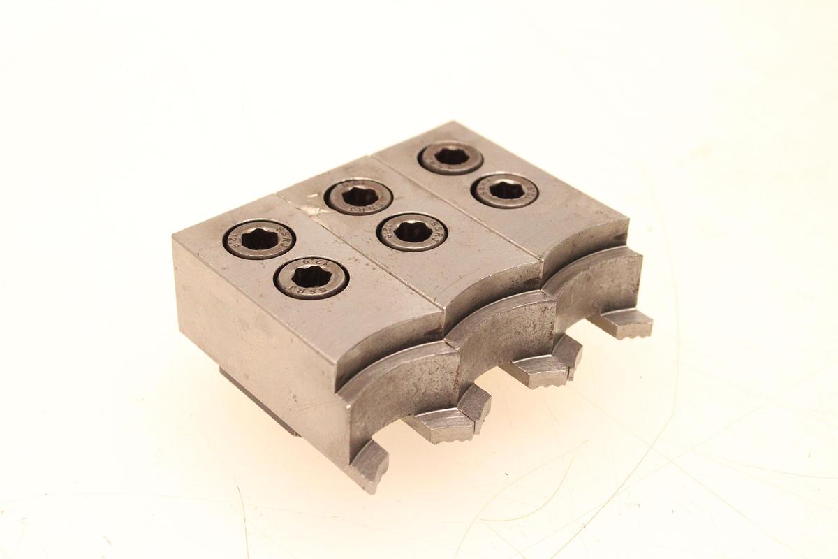 Usado Lote de Juegos de 3 Garras Para Torno