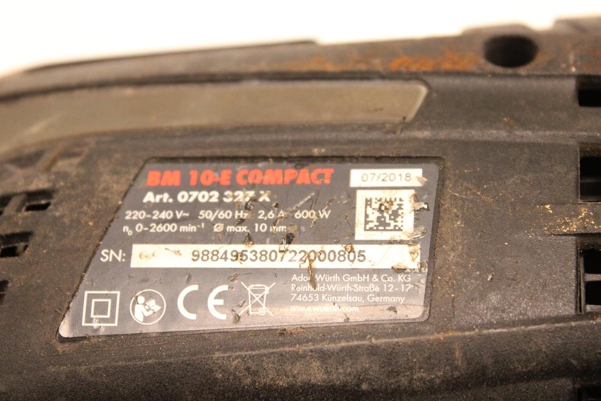 Usado Taladro Electrico WURTH BM 10-E Compacto