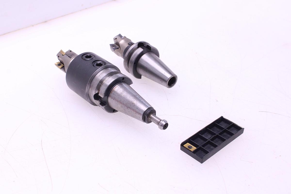 Usado Fresas Cono ISO40 NIKOTOOLS NT-AP16 D040-F16-Z4 / LAMINA LT730W-WD40 + Widias APMT160408ER