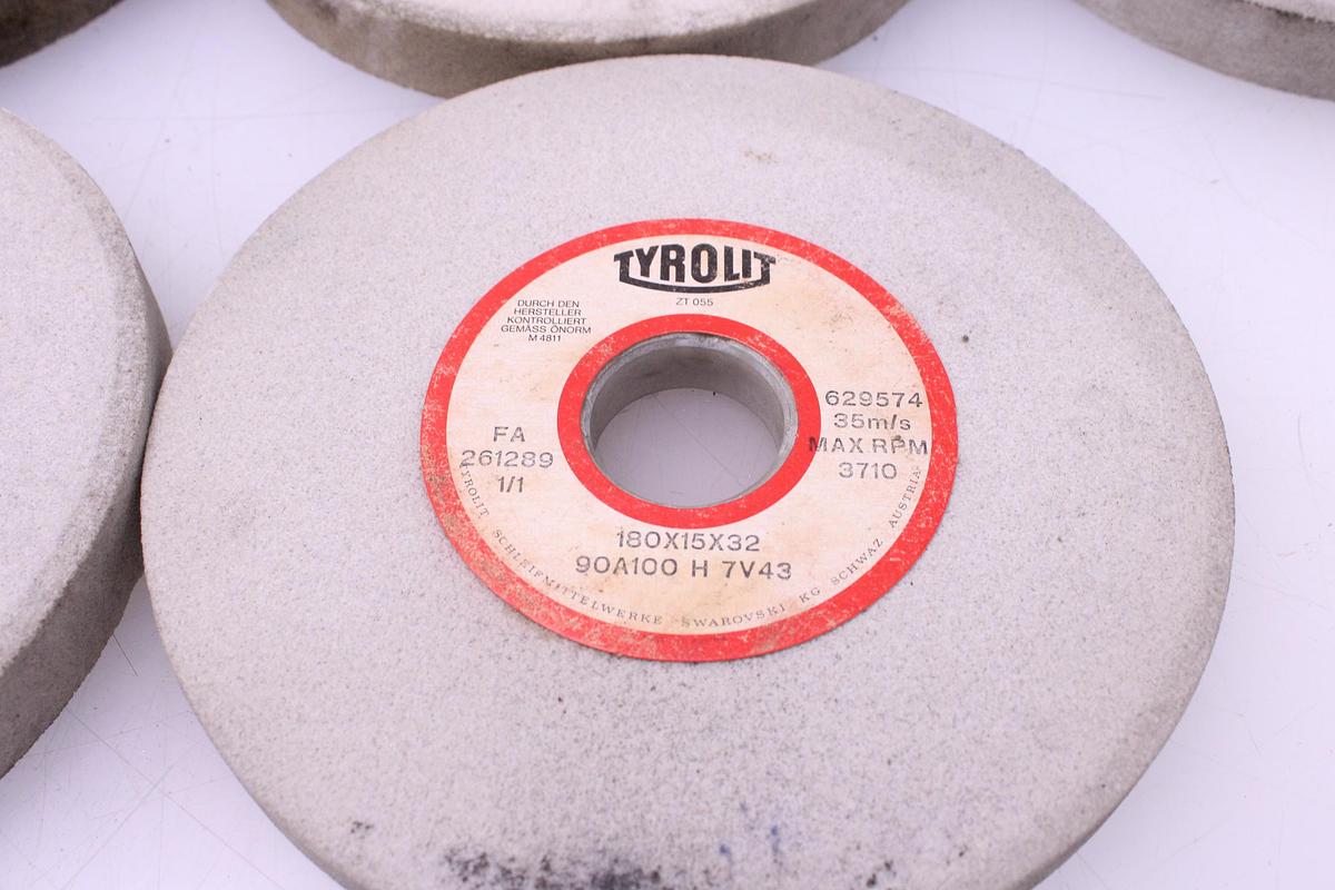 Usado Lote Muelas Esmeriladora Tyrolit 180mm - 14 Unidades