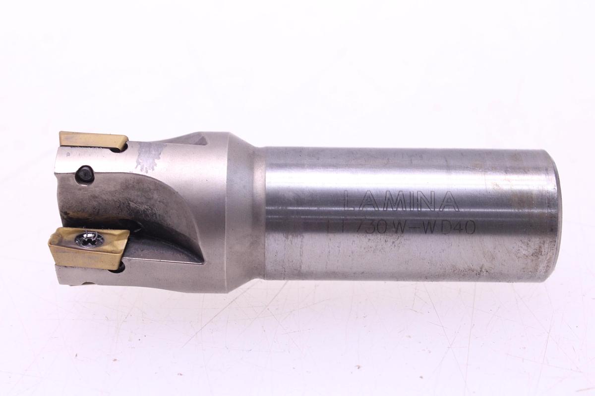 Usado Fresas Cono ISO40 NIKOTOOLS NT-AP16 D040-F16-Z4 / LAMINA LT730W-WD40 + Widias APMT160408ER