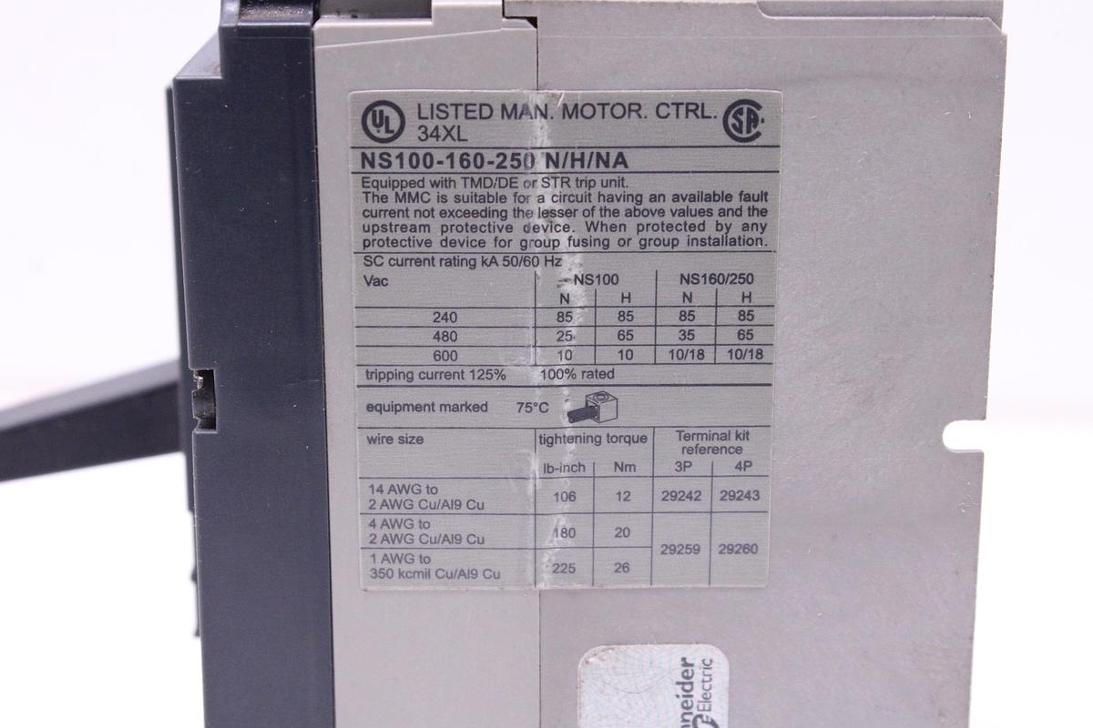 Usado Disyuntor Merlin Gerin Compact NS250N