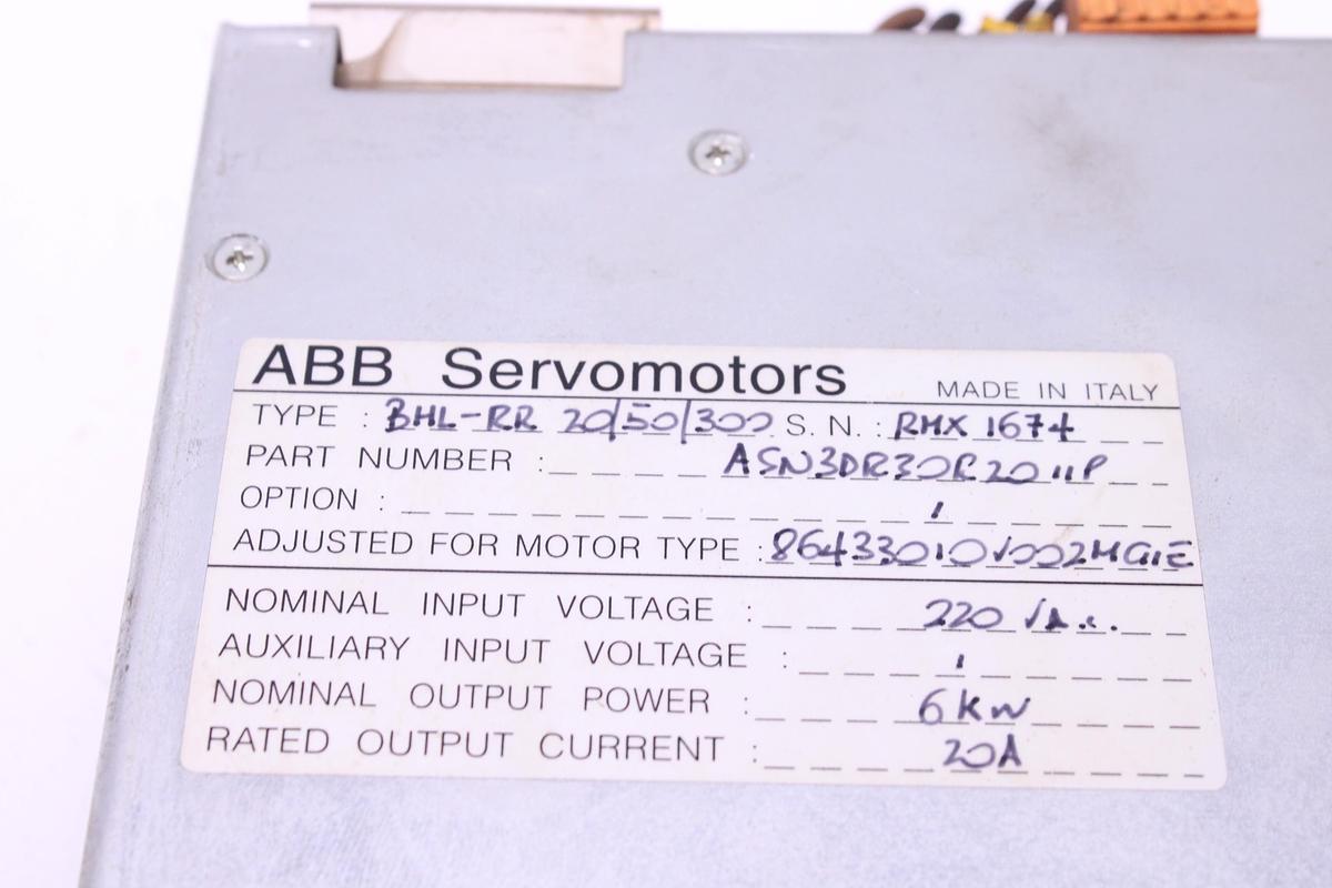 Usado Servodriver ABB BHL-RR 20/50/300 - II