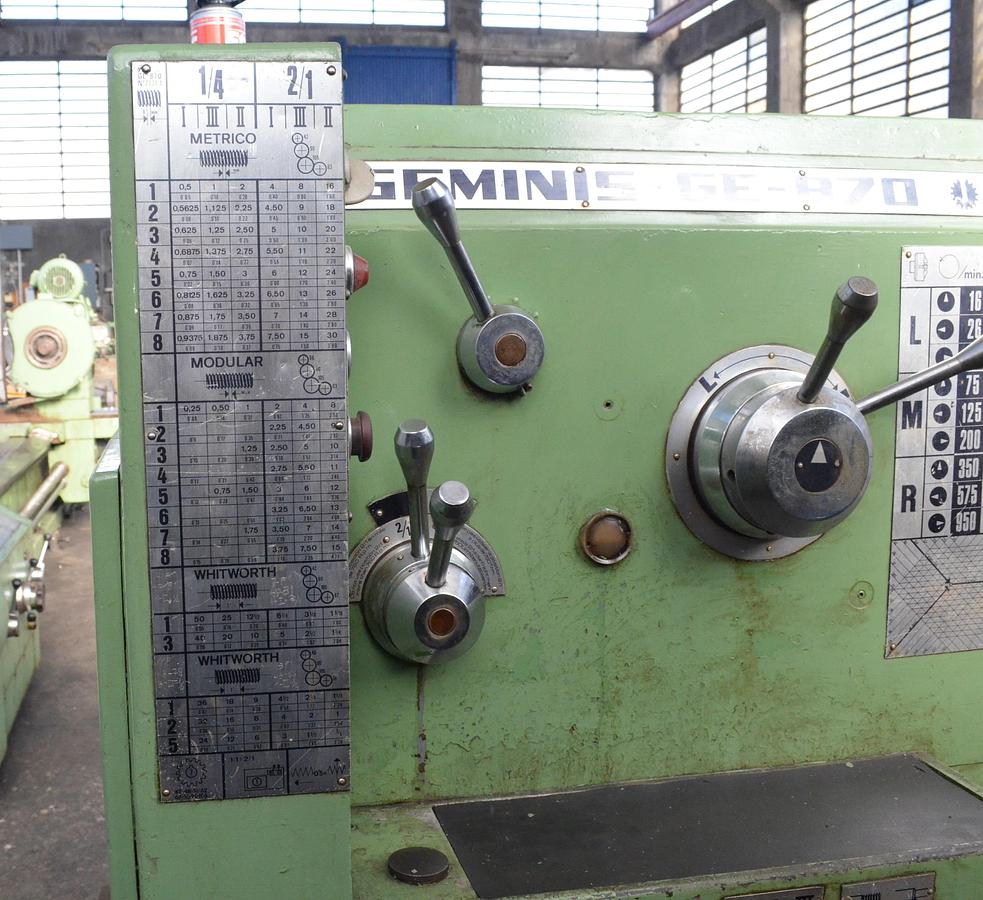 Usado Torno Geminis GE 870 4.000mm e.p