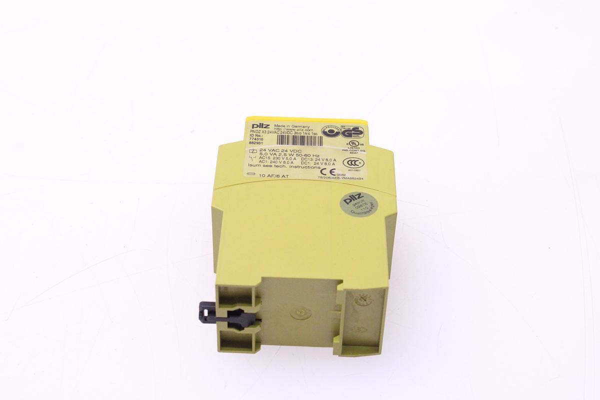 Usado Relé de Seguridad Pilz PNOZ X3 24VAC24VDC 3n/o 1n/c 1so