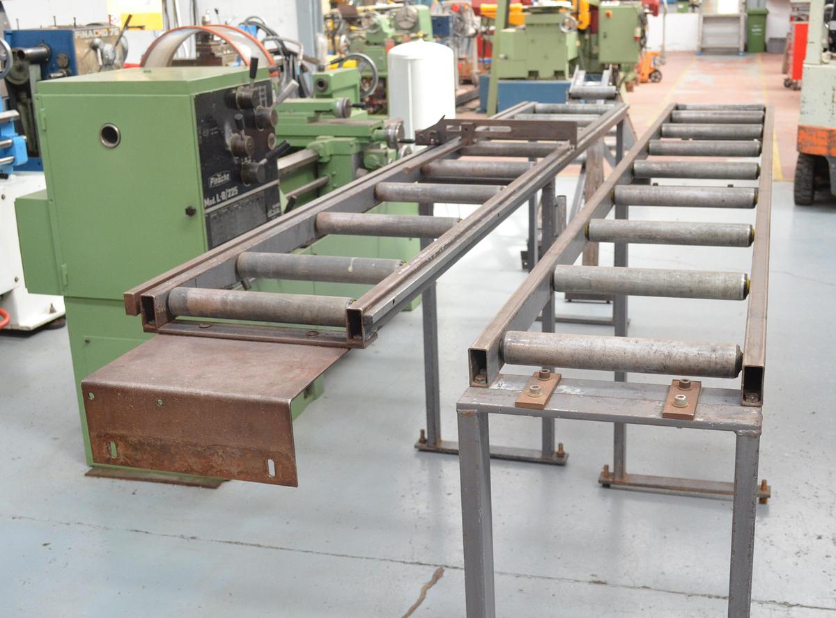 Usado Camino rodillos con tope manual 2ud. 330x3m