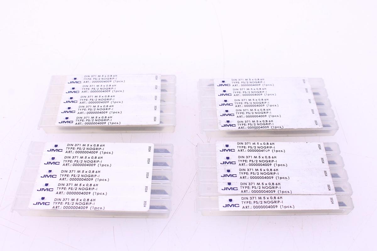Usado Lote Machos de Roscar JMC DIN 371 M5 x 0,8 - 20 Unidades