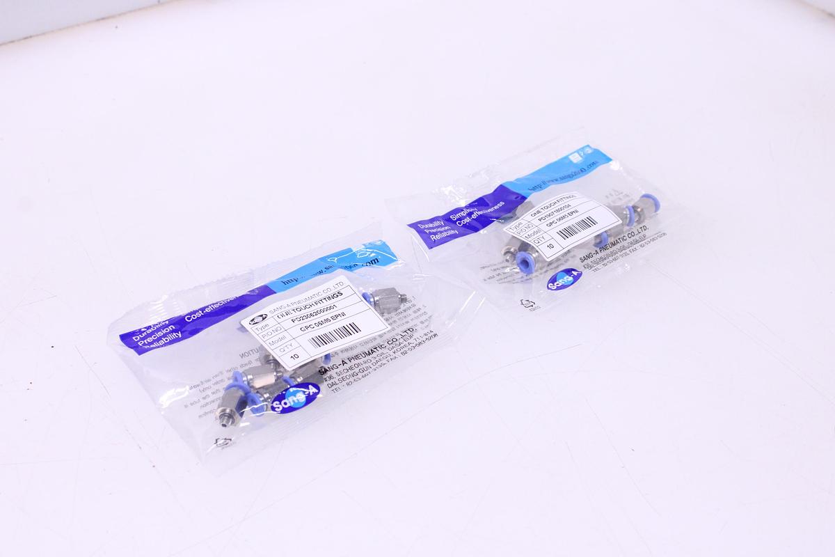 Usado Racores Conector Recto M6 + Rosca M5 - 20 Unidades Sang-A GPC 06M5 EPNI