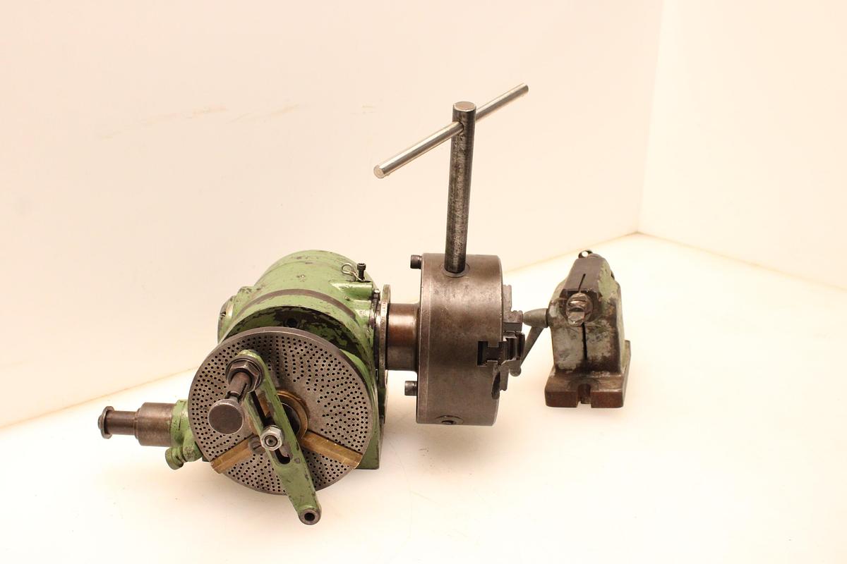 Usado Plato divisor universal con punto y plato 3 garras 200mm TDGE