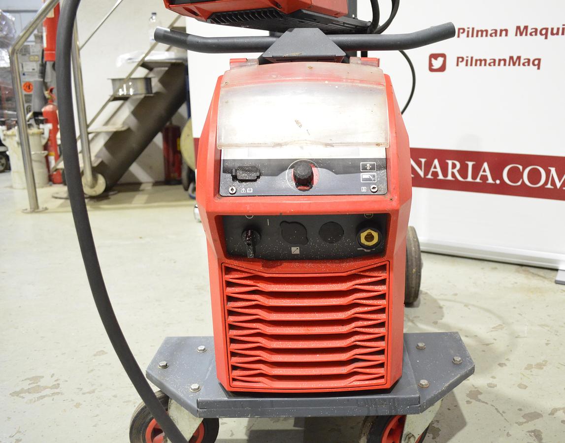 Usado Maquina soldar mig pulsada Fronius TPS 320i con devanadera WF 25i